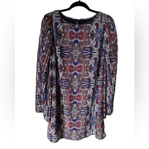 Fire Los Angeles Multicolor Paisley Dress size L